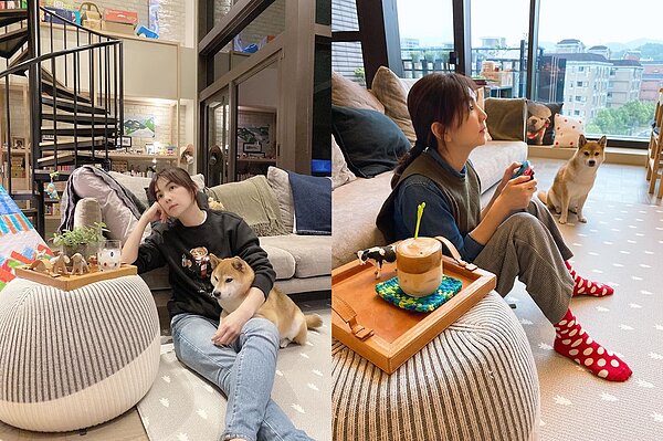 Ella豪宅內部曝光,超高級裝潢羨煞眾人。圖/翻攝Ella臉書粉絲專頁