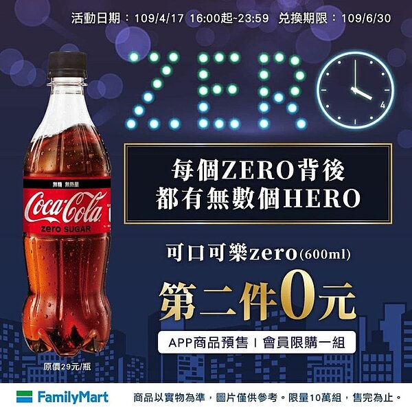 全家超商再祭優惠慶祝0確診。圖/取自全家FamilyMart臉書粉專