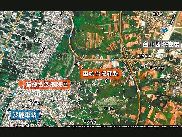 童綜合醫院擴建地點在大肚山坡地,屬水土保持保護區,周邊環繞大甲斷層、彰化斷層、鐵砧山斷層、屯子腳斷層4個活動斷層 。圖/環團提供