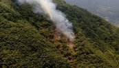 南投神木村山林火災　燒毀一個足球場面積