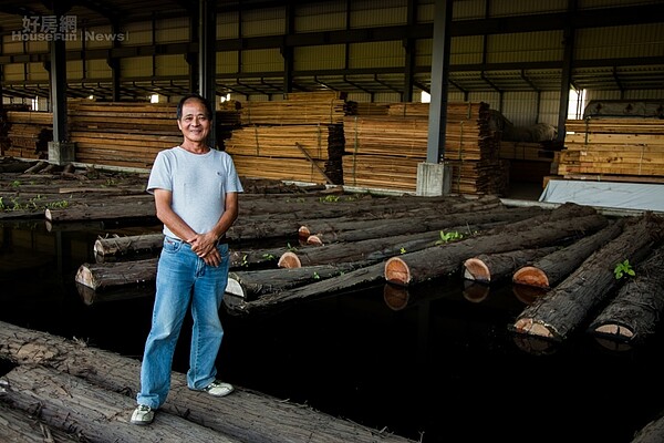 明昇木業和明吉木業為通過木材驗證商品數量最多的國產材廠商,圖為明昇木業李明興總經理。照片林務局提供
