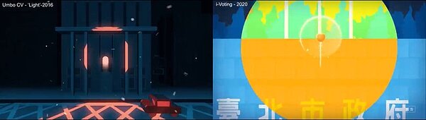 北市府為宣傳i-Voting網路投票，於臉書「我是台北人」發表宣傳影片，遭質疑與另一家公司2016年製作的影片極為相似，恐有抄襲之嫌。圖／取自議員吳沛憶臉書