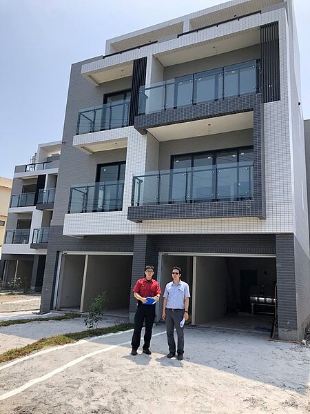 清水分隊近期到剛蓋好的新住宅檢查住警器。圖/截自清水分隊臉書粉絲專頁