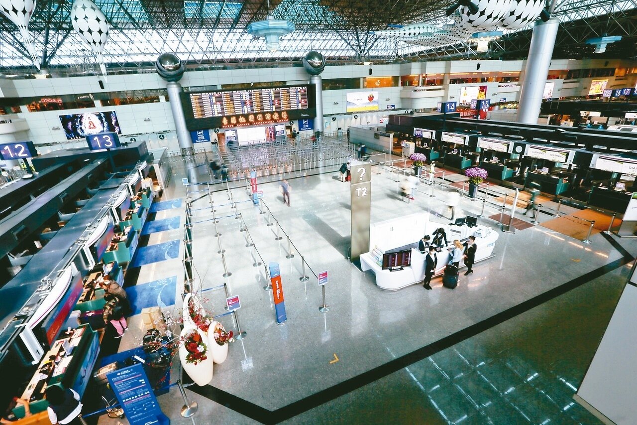 桃園機場二月每天平均有129班陸港澳航班入境。圖/聯合報系資料照片