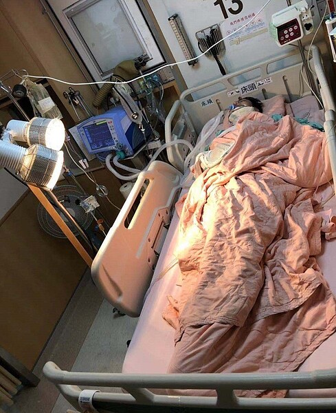 賴東賢發生嚴重車禍。圖/鴻言娛樂提供