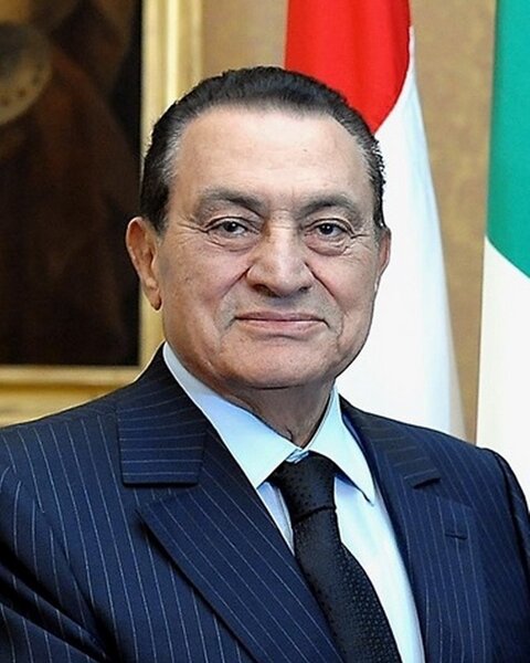 埃及前總統穆巴拉克逝世。圖／截自維基百科
