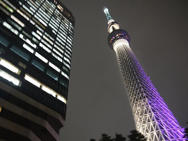 東京晴空塔。記者陳睿中/攝影