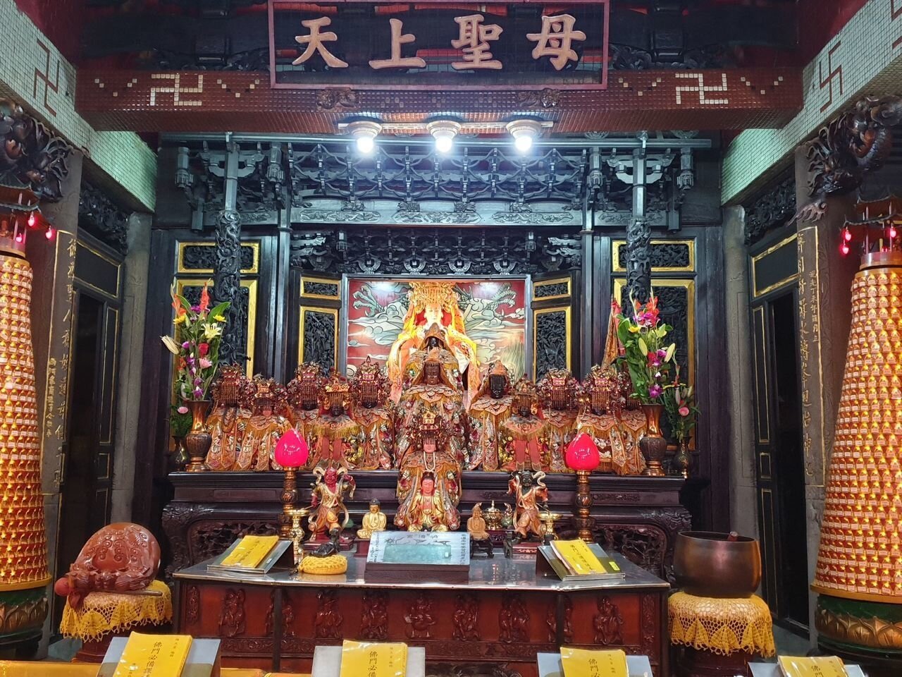 因應新冠肺炎疫情持續延燒，汐止濟德宮除了南巡之旅外，也取消北巡之旅。記者胡瑞玲／攝影