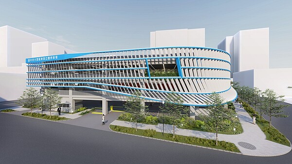 大里東榮立體停車場。圖/台中市政府提供