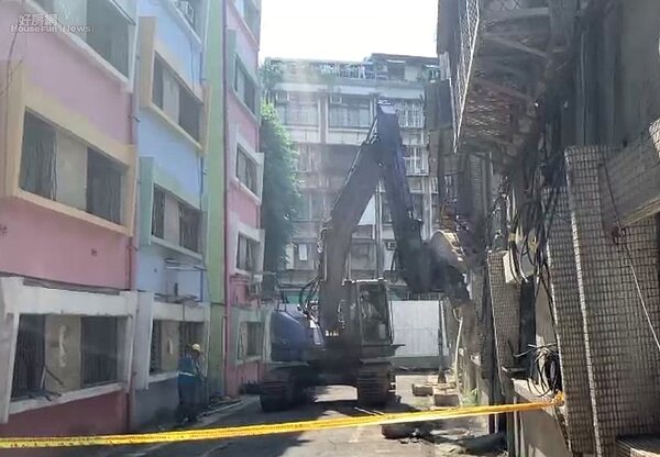 萬華福民平宅拆除，將改建為現代化的社宅。好房網News記者李彥穎攝