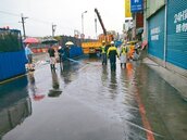 新店安和路積淹水　這回是捷運施工釀災