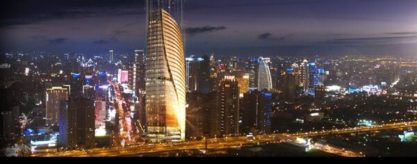 興富發「TOP 1環球經貿中心」位於台灣大道與環中路口，基地面積905坪，規劃地上29樓、地下七層大樓建築。圖／截自興富發官網
