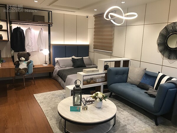 大家地產首度跨足建設品牌,推出的第一件作品「松蔦青語」,標榜是「防疫概念宅」。好房網News記者李彥穎攝