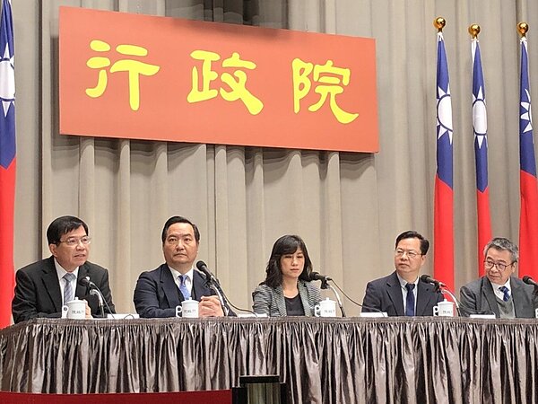 行政院會後記者會。記者賴于榛/攝影