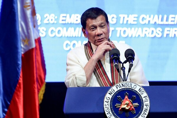 菲律賓總統杜特蒂證實，為了遏制新冠病毒肺炎在菲律賓的傳播，首都馬尼拉將陸海空全面封鎖30天。圖／取自Rody Duterte 臉書專頁