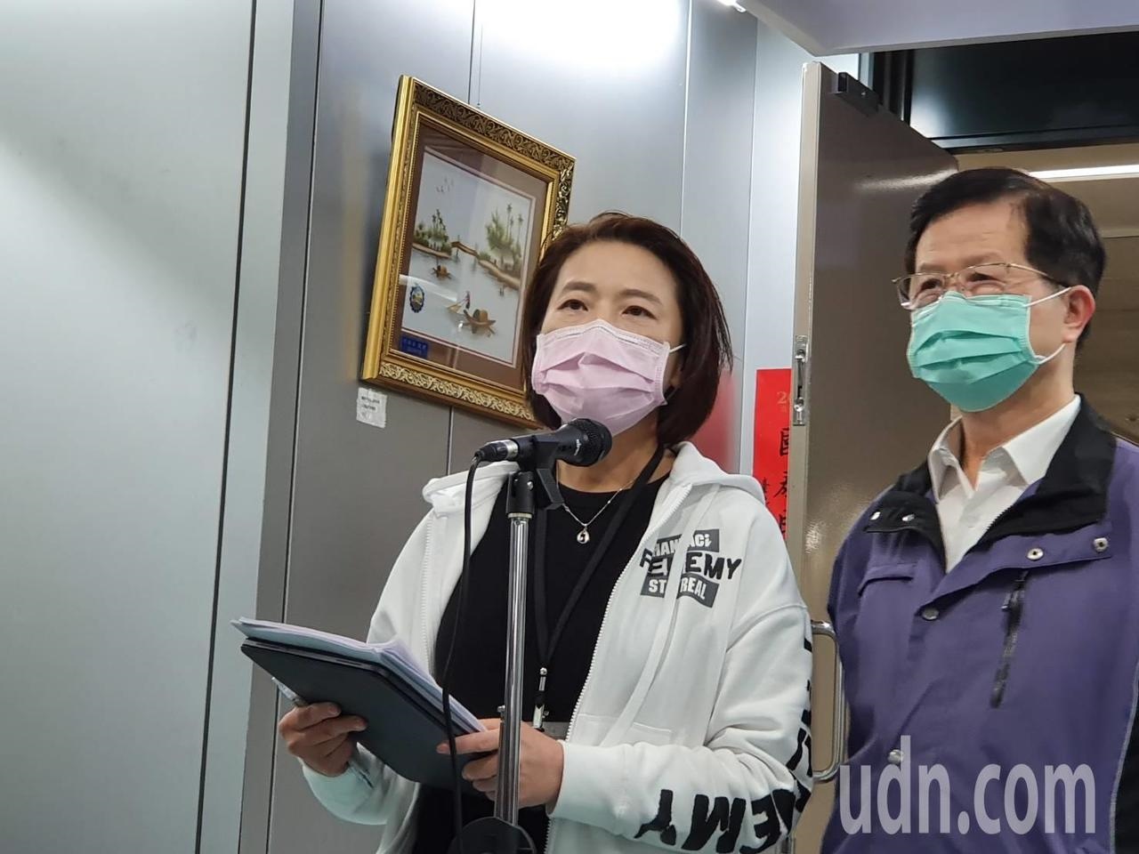 台北市副市長黃珊珊下午主持市府新冠肺炎疫情小組第20次應變會議，會後受訪。記者楊正海／攝影