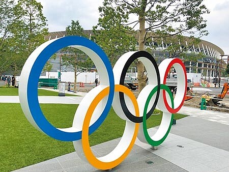 東京奧運的主場館代代木國立競技場2019年已大致完工，且對媒體公開內部的情形。圖／黃菁菁 