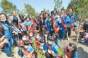 荒地造林　彰化二林種2020株苗木