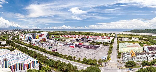 台開集團花蓮洄瀾灣特區全景。圖/台開提供
