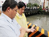 鋒面帶來豪大雨　賴清德視察三爺溪一帶淹水情況