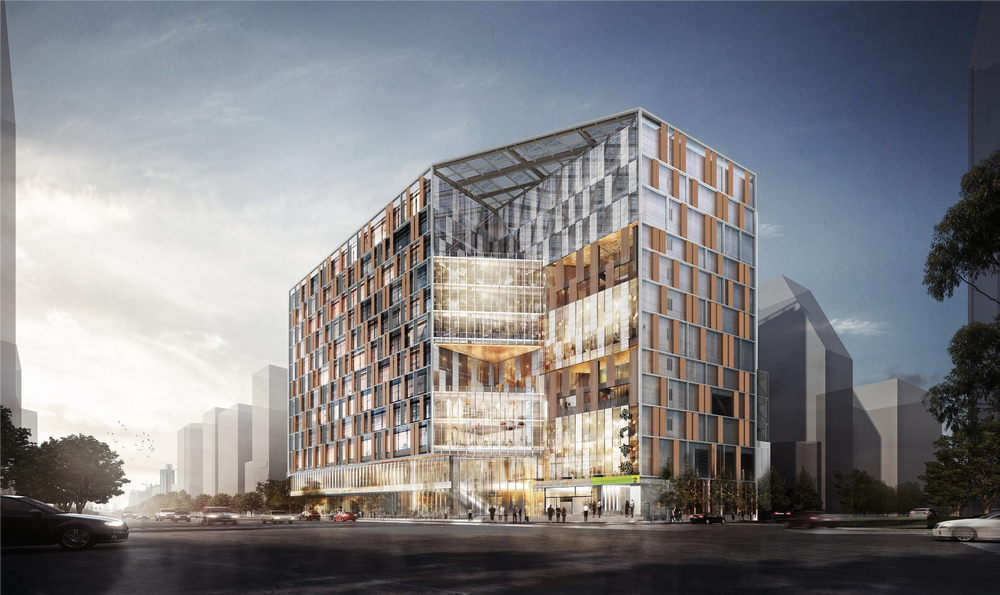 圖/臺北市政府工務局新建工程處。南門大樓暨市場改建統包工程完工後模擬圖