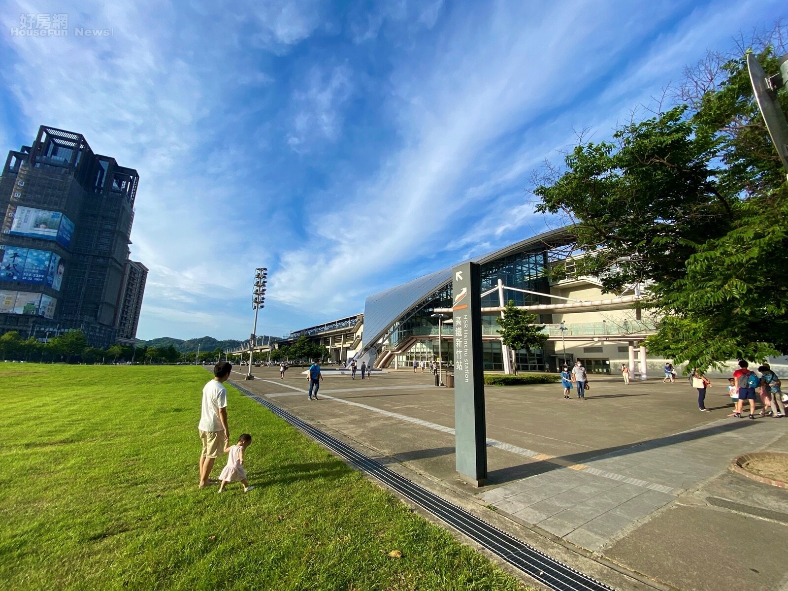 位在竹北的高鐵新竹站附近是新竹房市主戰場。好房網News記者楊欽亮/攝