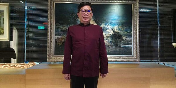 海灣國際董事長劉至誠。圖/曾麗芳攝