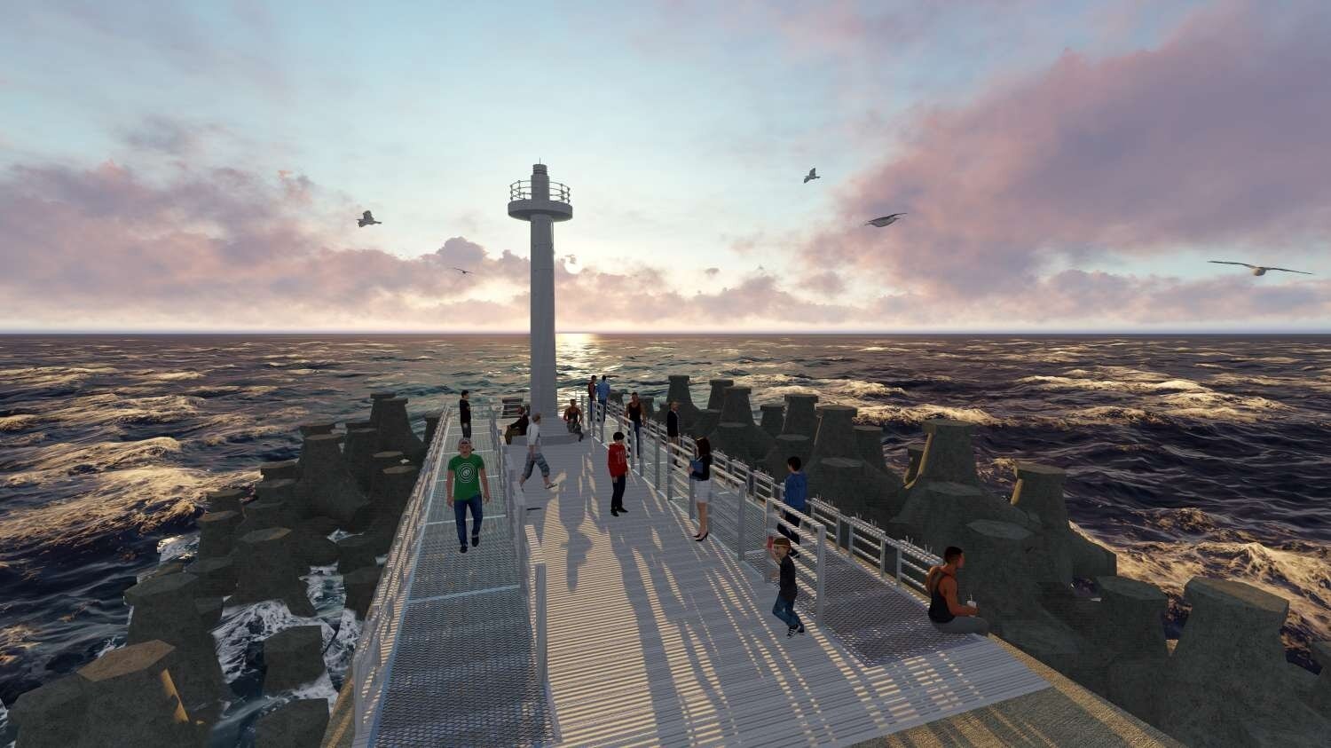 新竹市獲近8千萬補助改善新竹漁港南側周邊環境。圖/新竹市產業發展處提供