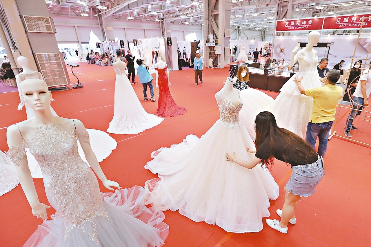 台北結婚購物節昨在爭艷館開幕。記者林伯東／攝影