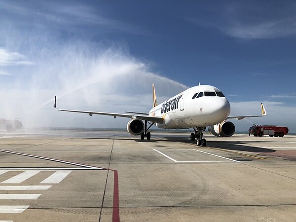 因應暑假旅遊熱潮,台灣虎航7、8月支援金門航線。記者蔡家蓁/攝影