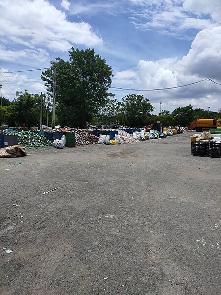 彰化縣北斗鎮資源回收場空間很大，鎮公所和清潔隊將加強資源回收。圖／北斗鎮公所提供