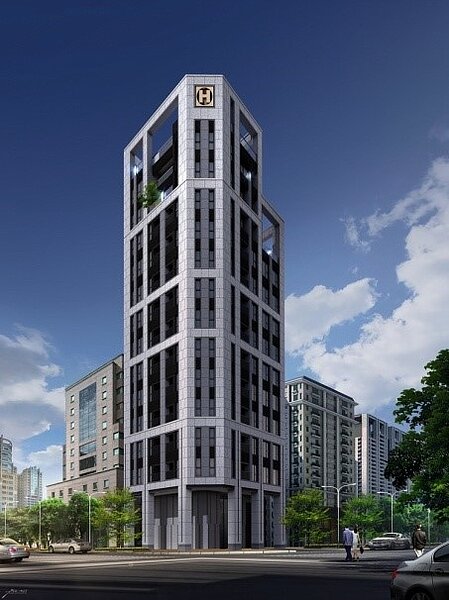 建國南北快速道沿線豪宅名邸排排站,仁愛路宏盛帝寶、信義聯勤元利ONE PARK、明日博等,都具有「角地」特性,本月登場銷售的「匯泰鴻」位居建國北路、長春路黃金角地,備受矚目。。圖/建商提供