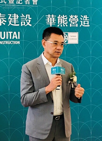 達麗建設董事長謝志長。好房網News記者李彥穎攝