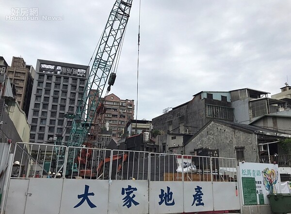 大家建設推出的建案「松蔦青語」，基地位於台北市松河街。好房網News記者李彥穎攝