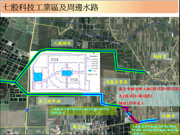 七股科技工業區。圖／台南市政府水利局提供