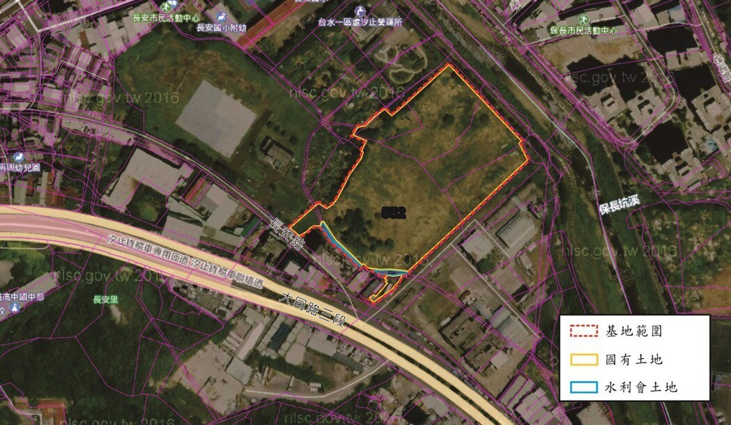 新北市汐止區長安段乙種工業區招商公告時間至9月8日。圖/新北市經發局提供