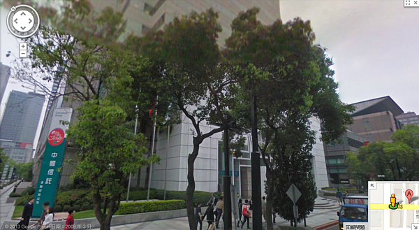 位於信義區的中信總部大樓自從傳出出售消息後,各方躍躍欲試。(圖/翻攝自Google Maps)