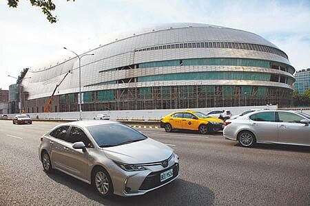 北市府已核發新的大巨蛋建照。(張立勳攝)