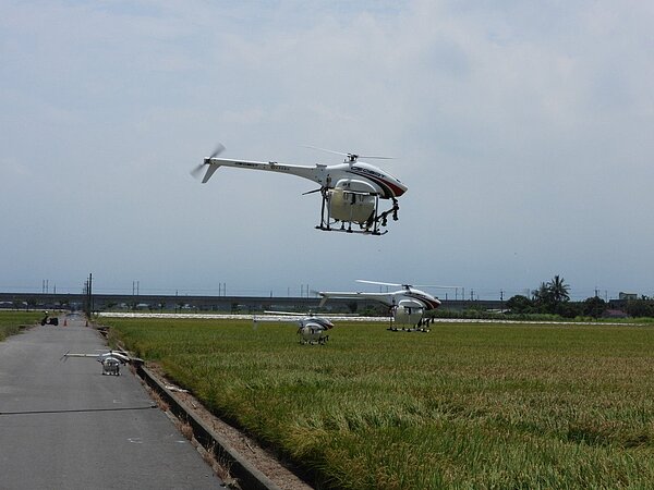 植保無人機代噴業務漸夯。圖/聯合報系資料照片