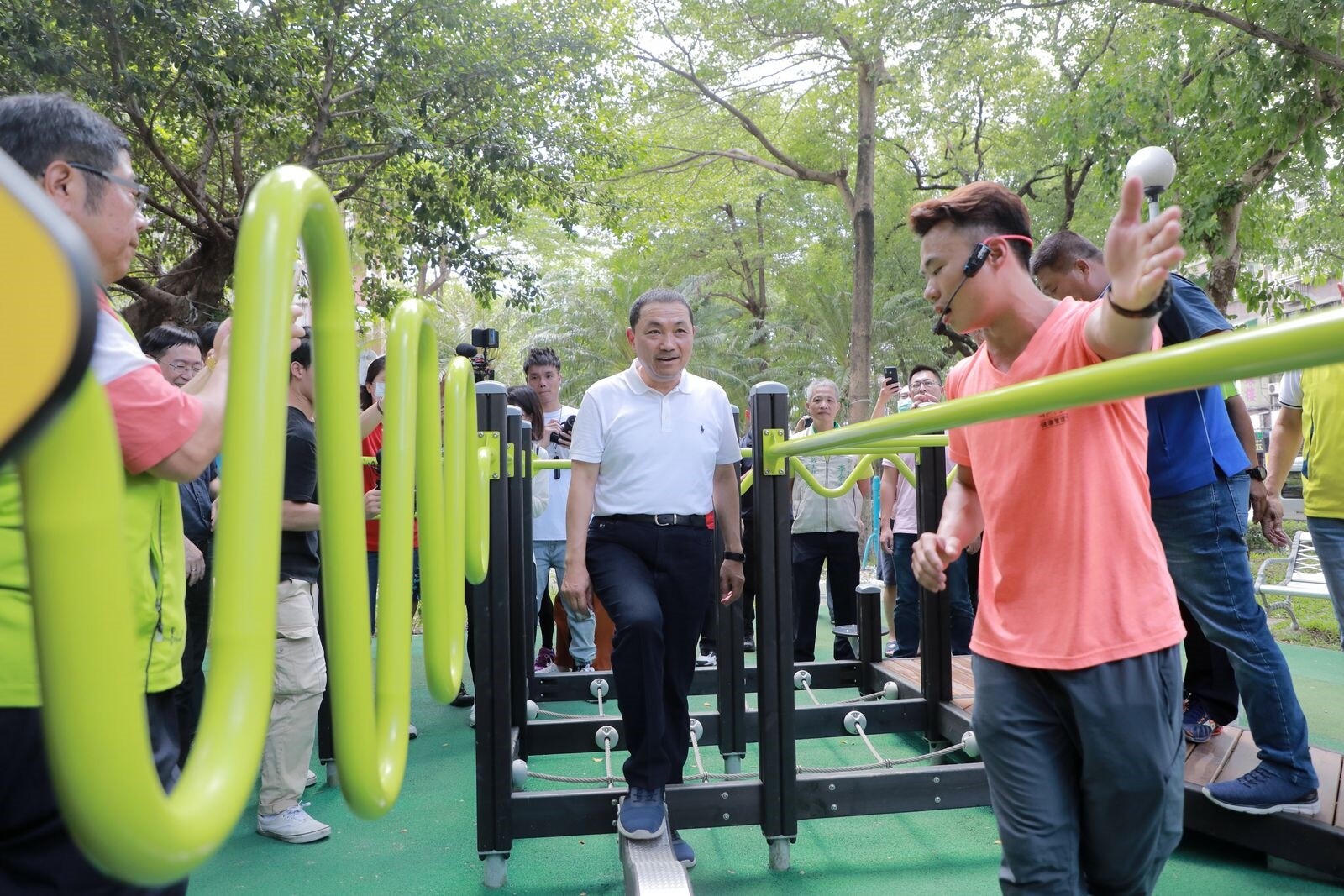 三重區三民公園即起變身「全齡公園」。圖/新北市農業局提供