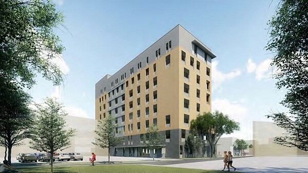 衛生福利部恆春旅遊醫院醫療大樓完工示意圖。圖/營建署提供