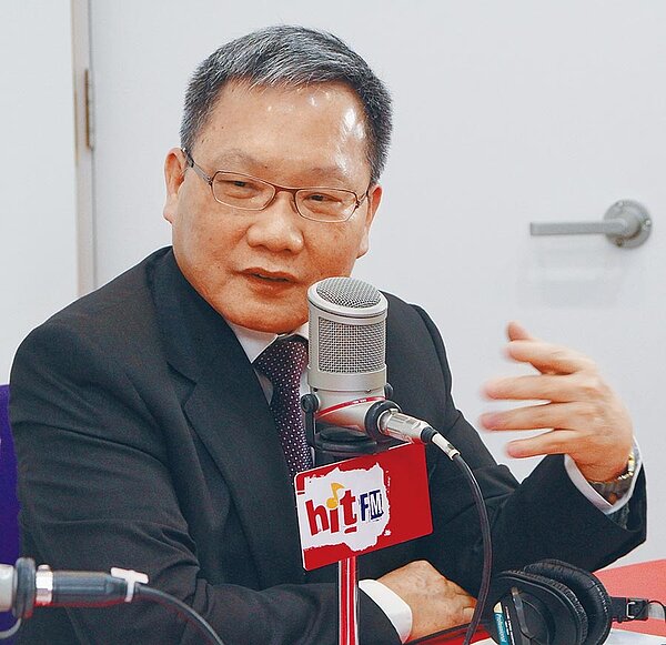 財政部長蘇建榮。(Hit Fm《周玉蔻嗆新聞》製作單位提供)