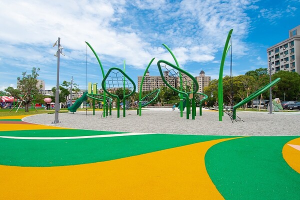 桃園八德區「傑克冒險公園」。圖／桃園市府提供