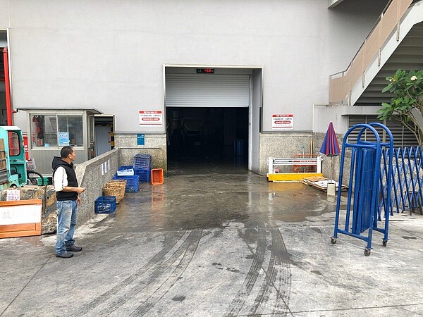 環南中繼市場垃圾場。圖/台北市場處提供