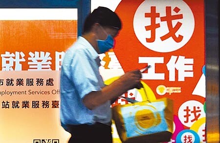 主計總處22日公布台灣4月失業率為4.03%,與上個月相比上升0.31個百分點(示意圖,照片人物與新聞內容無關)。(姚志平攝)