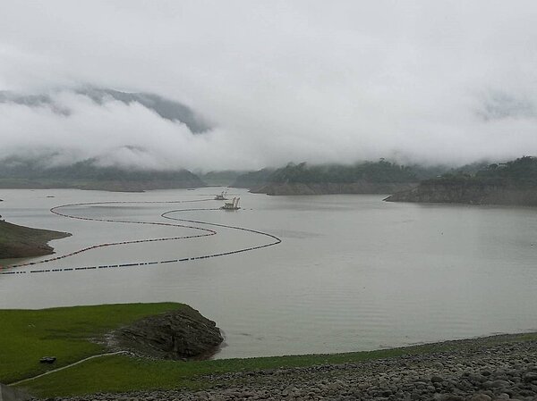 台南市曾文水庫有明顯進帳。圖/南區水資源局提供