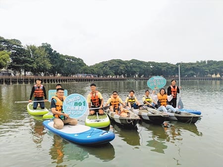 新冠肺炎疫情趨緩，2020台南市水域遊憩體驗活動如期舉行。（莊曜聰攝）