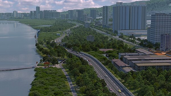 新北市淡北道路(模擬圖)即將動工,卻苦無經費。圖/新北工務局提供