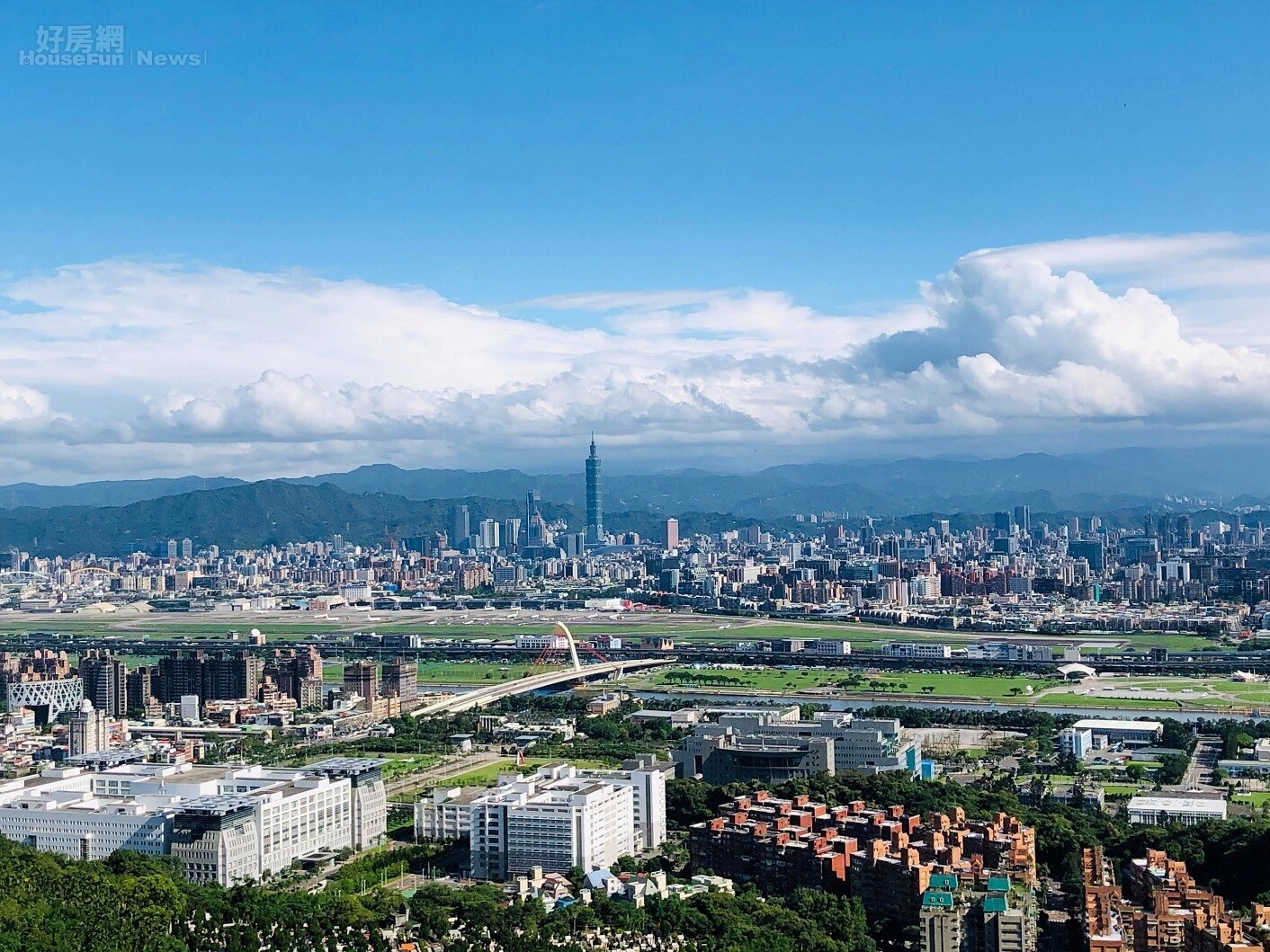 台北市景。好房網記者唐主桂攝