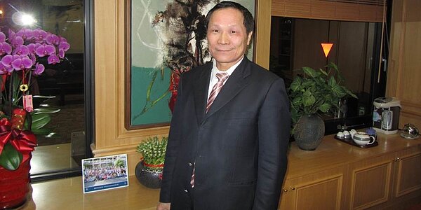 華固建設董事長鍾榮昌。圖/蔡惠芳